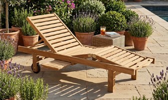 Teak gartenstuhl mit lehne